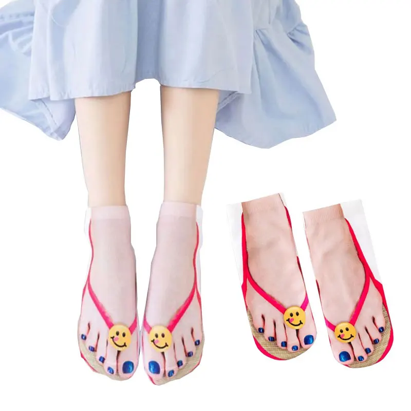 1 Pair 3D Printing Flip Flop Manicure Sexy Pattern Socks for Women Funny Flip-flop Ankle Socks High Quality Low Cut Floor Socks 
1 Pair 3D Printing Flip Flop Manicure Sexy Pattern Socks for Women Funny Flip-flop Ankle Socks High Quality Low Cut Floor Socks
