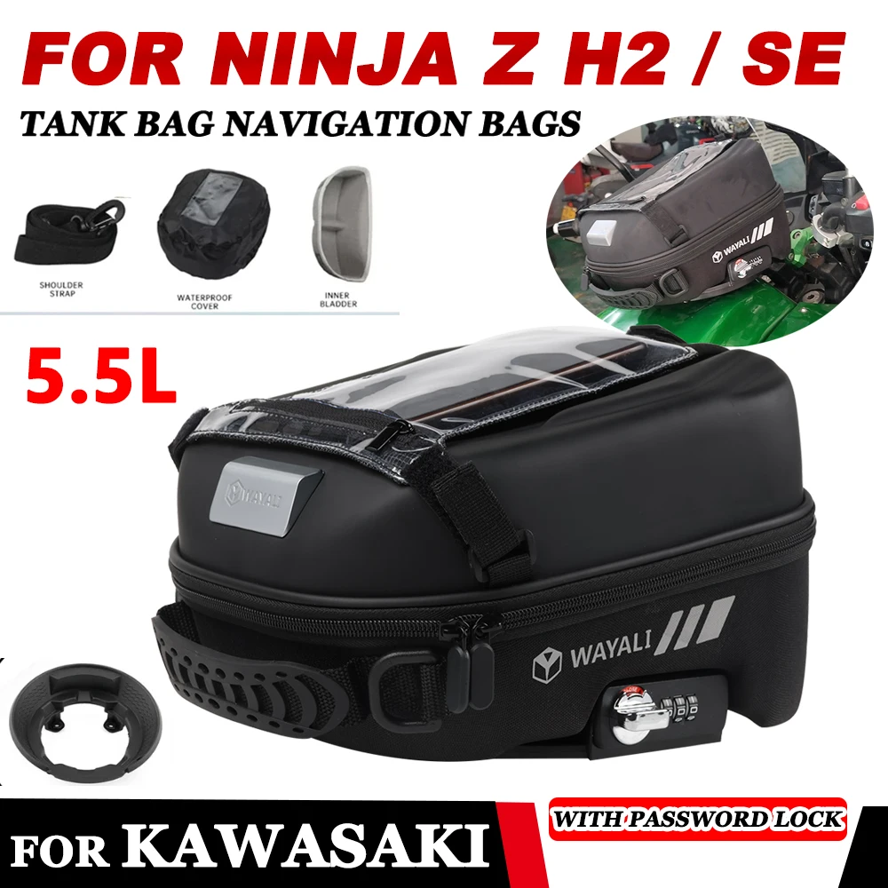 Motorcycle Tank Bag Luggage Tanklock Storage for KAWASAKI Z H2 SE 2020 2021 2022 2023 2024 NINJA H2 R SX 2015 2016 Accessories
Motorcycle Tank Bag Luggage Tanklock Storage for KAWASAKI Z H2 SE 2020 2021 2022 2023 2024 NINJA H2 R SX 2015 2016 Accessories