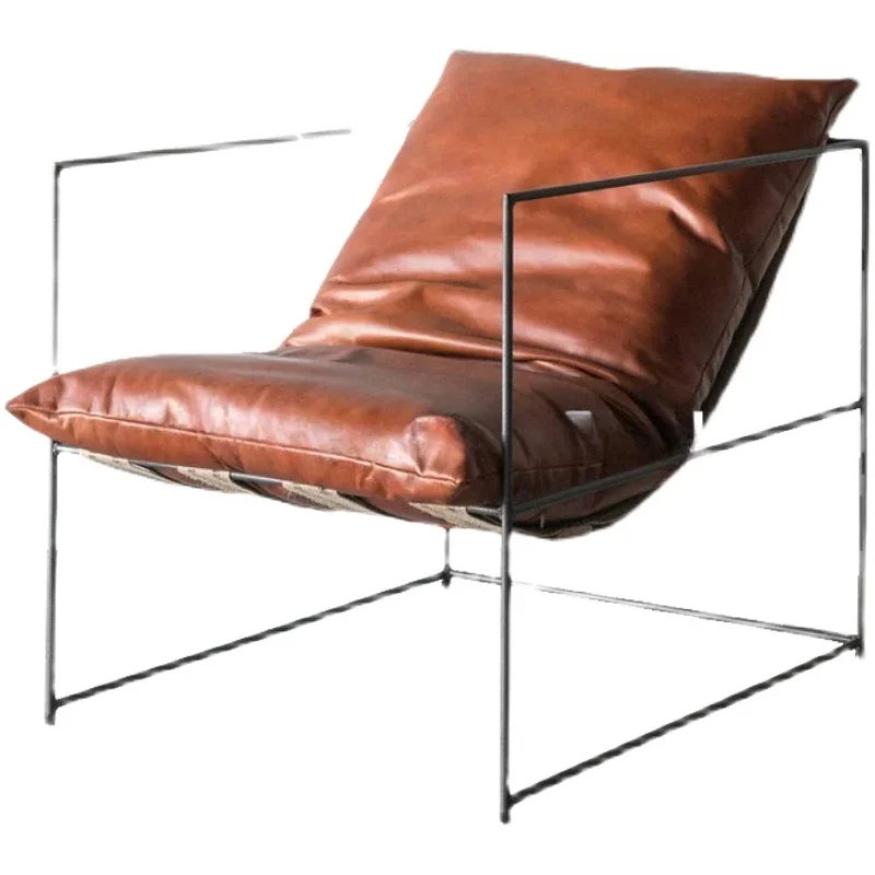 Wrought iron simple fabric single double living room B & B lazy bedroom sofa chair
Wrought iron simple fabric single double living room B & B lazy bedroom sofa chair