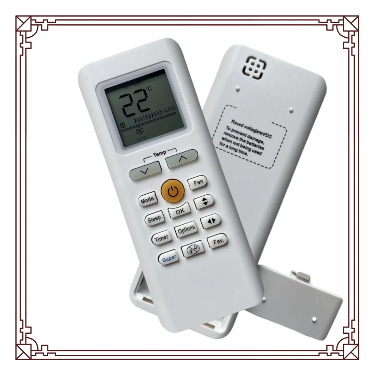 New remote control fit for Midea RG70E2/BGEFU1 RG70F/BGEFU1 RG70E (2H)/BGEFRG70A/BGEF RG70C/BGEF Air Conditioner
New remote control fit for Midea RG70E2/BGEFU1 RG70F/BGEFU1 RG70E (2H)/BGEFRG70A/BGEF RG70C/BGEF Air Conditioner