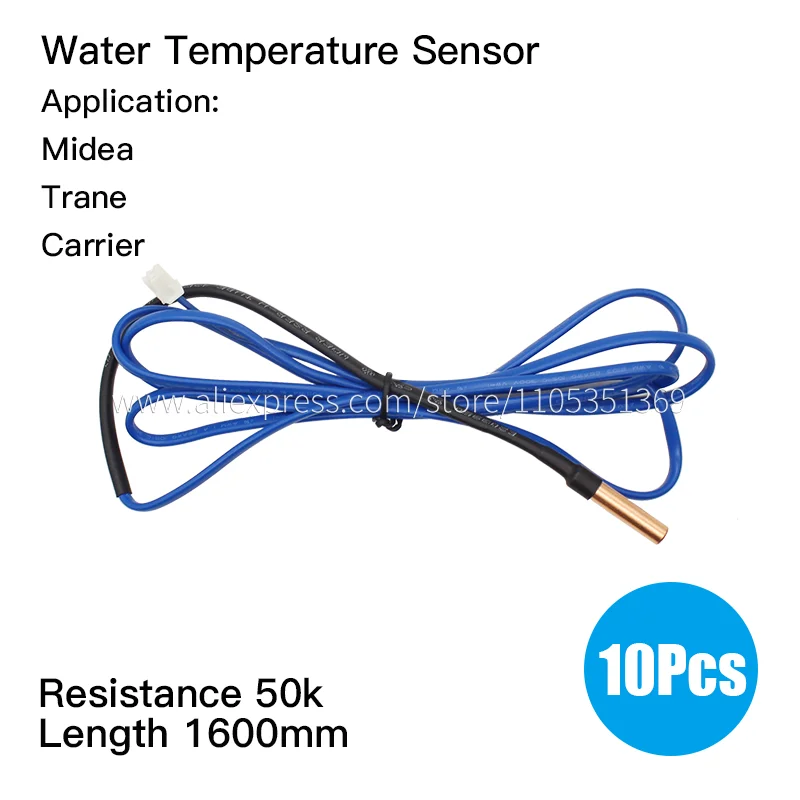 Water Temperature Sensor L1600 R50K Part Number 11201007000027 For Midea Outdoor Unit RSJ-420/S-820 RSJ-200/MS-532V New
Water Temperature Sensor L1600 R50K Part Number 11201007000027 For Midea Outdoor Unit RSJ-420/S-820 RSJ-200/MS-532V New