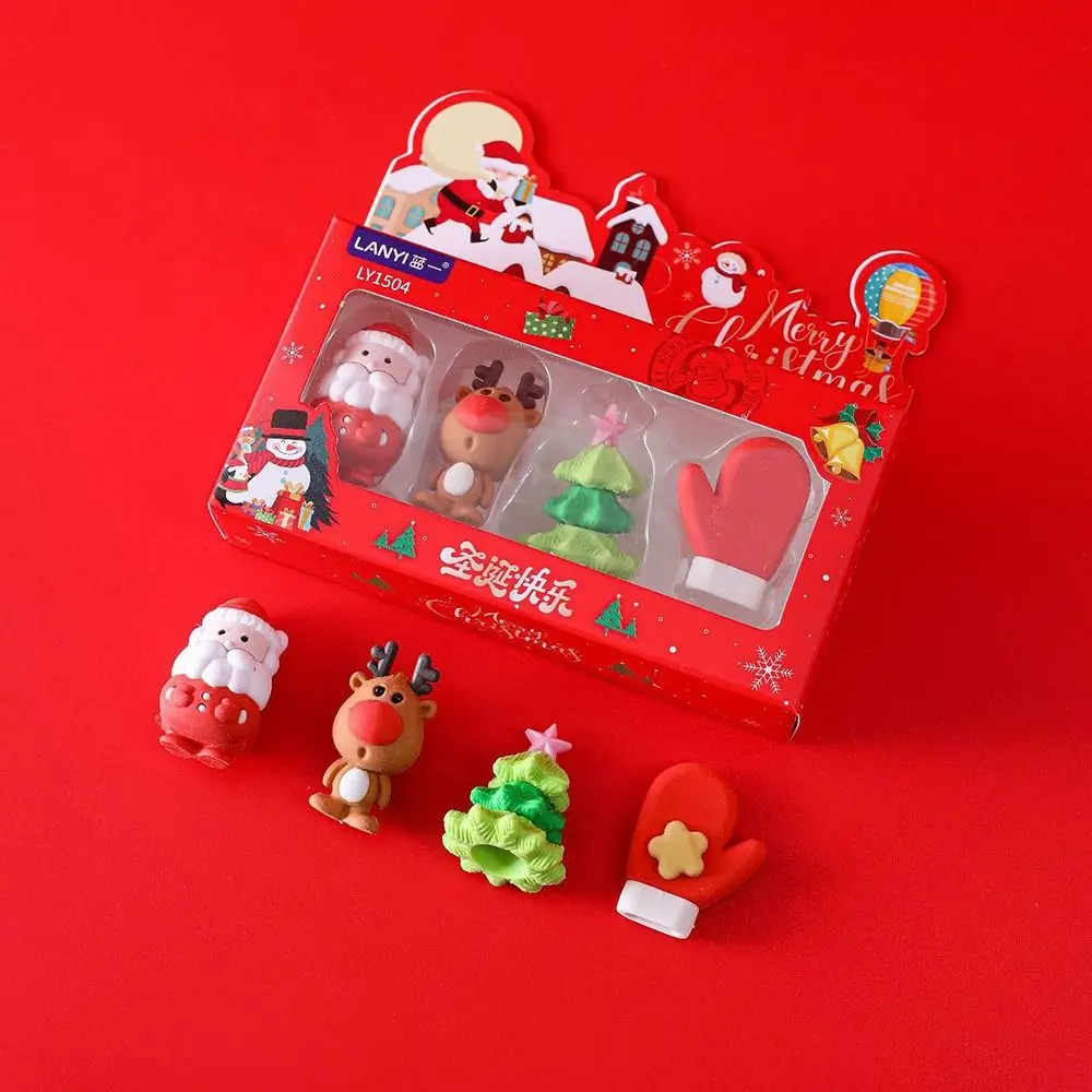 Creative Santa Christmas Eraser Elk Snowmen Christmas Stationery Christmas Tree Good-looking Pencil Erasers Student
Creative Santa Christmas Eraser Elk Snowmen Christmas Stationery Christmas Tree Good-looking Pencil Erasers Student