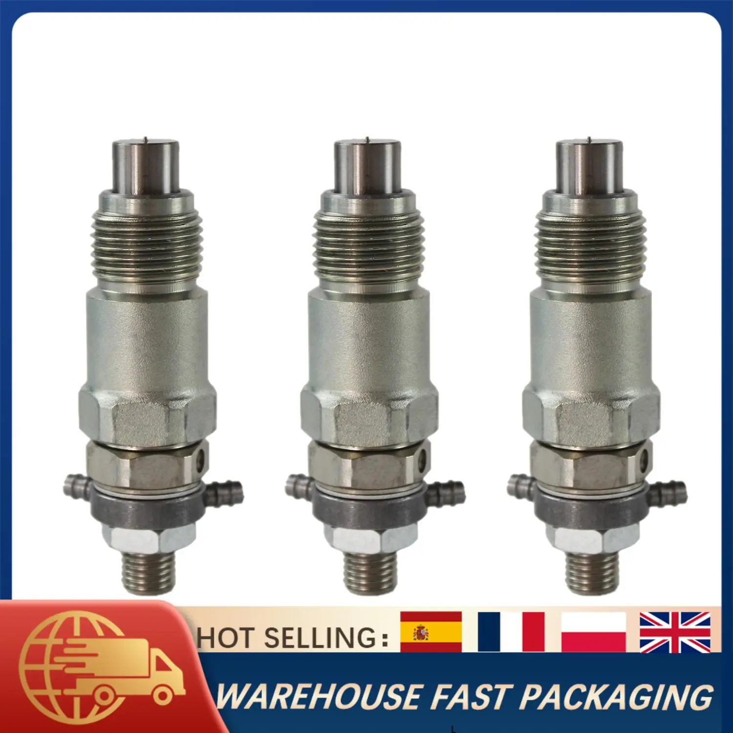 3PCS Fuel Injector Nozzle 15271-53020 70000-65209 For Kubota D750 D850 D950 D1302 D1402 V1702 V1902 Engine Replacement
3PCS Fuel Injector Nozzle 15271-53020 70000-65209 For Kubota D750 D850 D950 D1302 D1402 V1702 V1902 Engine Replacement
