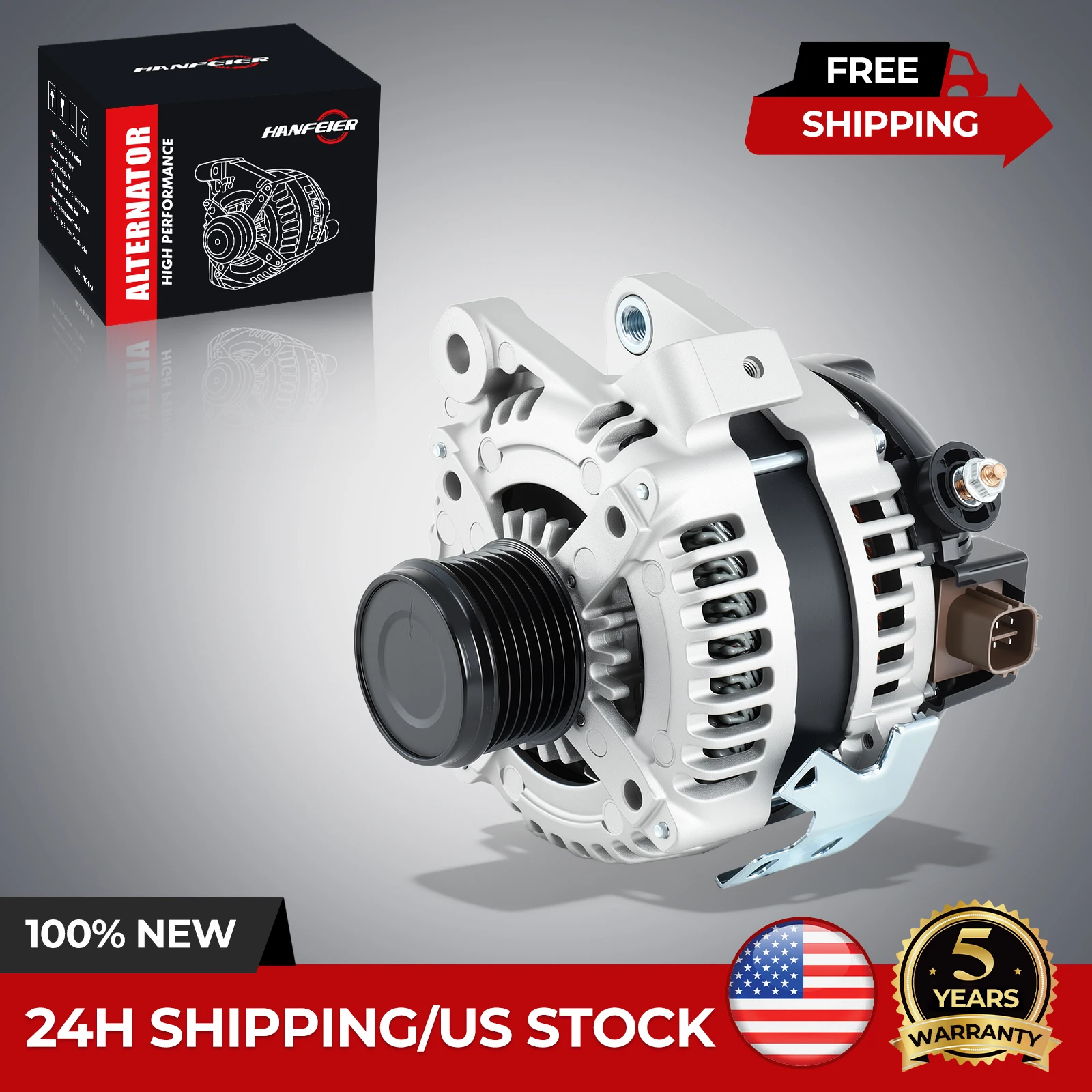 Alternator For Toyota Solara 2004-2008, Camry 2004-2006, Scion TC 2005-2010 2.4L
Alternator For Toyota Solara 2004-2008, Camry 2004-2006, Scion TC 2005-2010 2.4L
