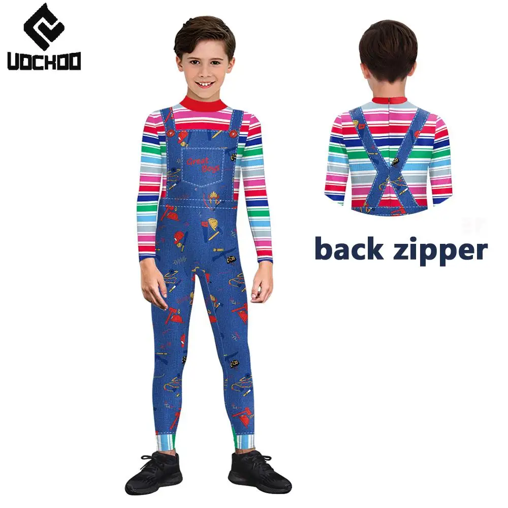 Halloween Jumpsuit Ghost Kids Doll Cosplay Costume Terrible Movie Bodysuit Day of The Dead Wear Adult Kid Carnival Party Outfit
Halloween Jumpsuit Ghost Kids Doll Cosplay Costume Terrible Movie Bodysuit Day of The Dead Wear Adult Kid Carnival Party Outfit
