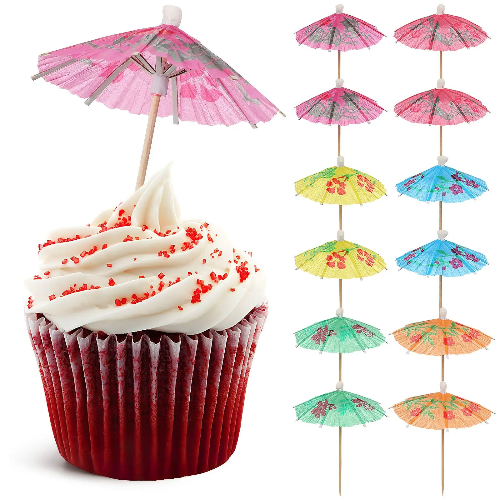 80 Pcs Cocktail Sign Paper Umbrella Picks Exquisite Umbrellas Drink Sandwich Cake Toppers Parasols
80 Pcs Cocktail Sign Paper Umbrella Picks Exquisite Umbrellas Drink Sandwich Cake Toppers Parasols
