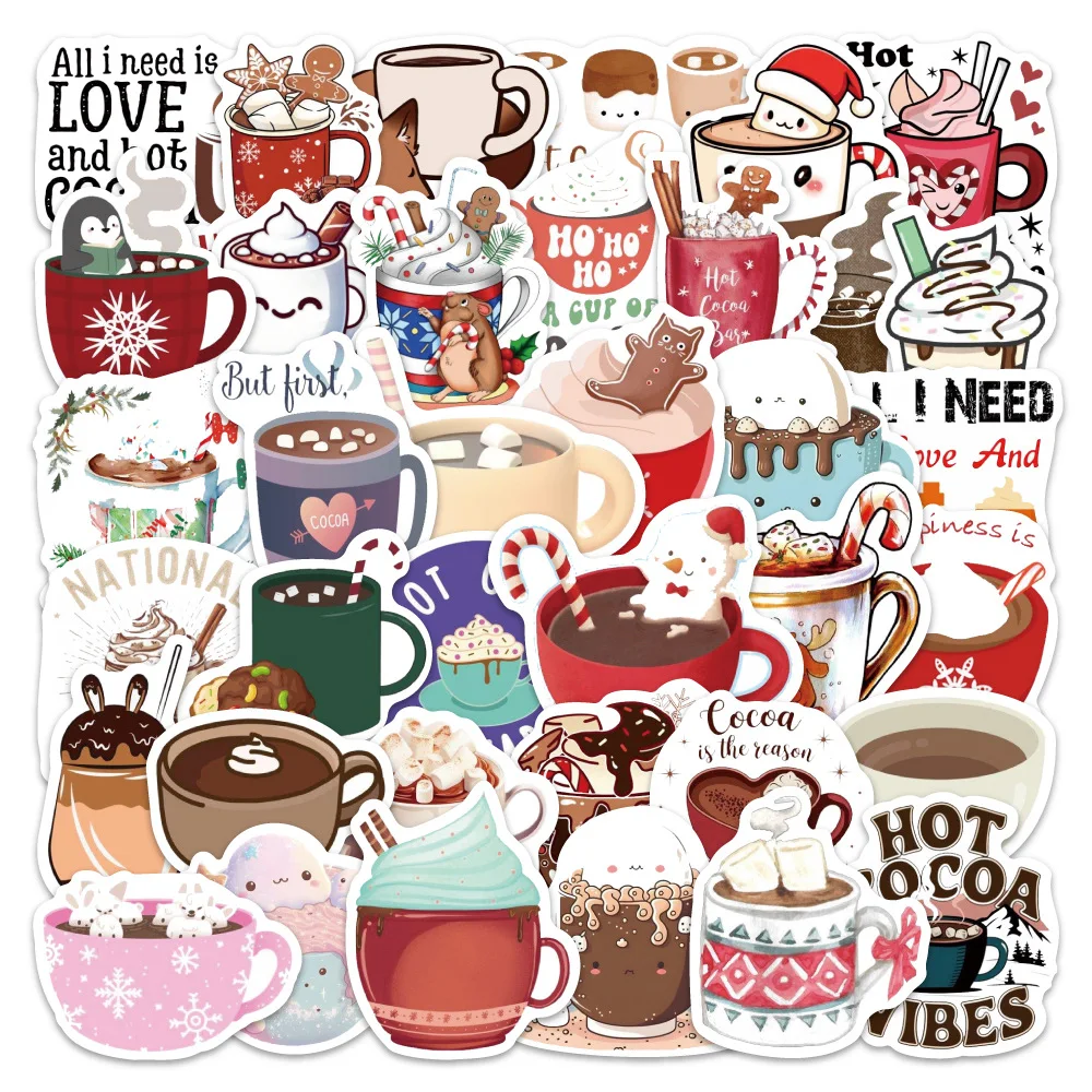 10/60PCS Hot Cocoa Cute Cartoon Graffiti Stickers Decorate Notebook Car Cell Phone Case Waterproof Stickers Kids Toy
10/60PCS Hot Cocoa Cute Cartoon Graffiti Stickers Decorate Notebook Car Cell Phone Case Waterproof Stickers Kids Toy