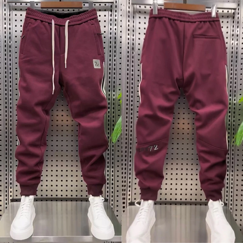Men's Spor Casual Pants Autumn Winter Stripe Embroidery Slim Fit Harlan Trousers Versatile Cuffed Sweatpants Youth Trend
Men's Spor Casual Pants Autumn Winter Stripe Embroidery Slim Fit Harlan Trousers Versatile Cuffed Sweatpants Youth Trend