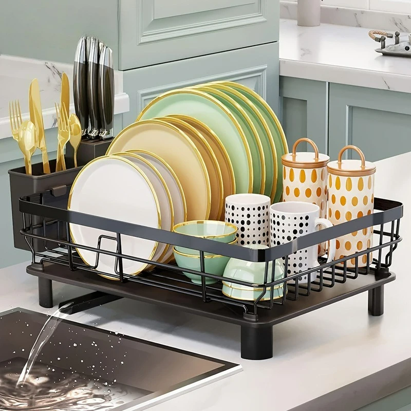 Kitchen Dish Shelf Countertop Multifunctional Bowl Rack In Cabinet Household Tableware Storage Drain Rack
Kitchen Dish Shelf Countertop Multifunctional Bowl Rack In Cabinet Household Tableware Storage Drain Rack