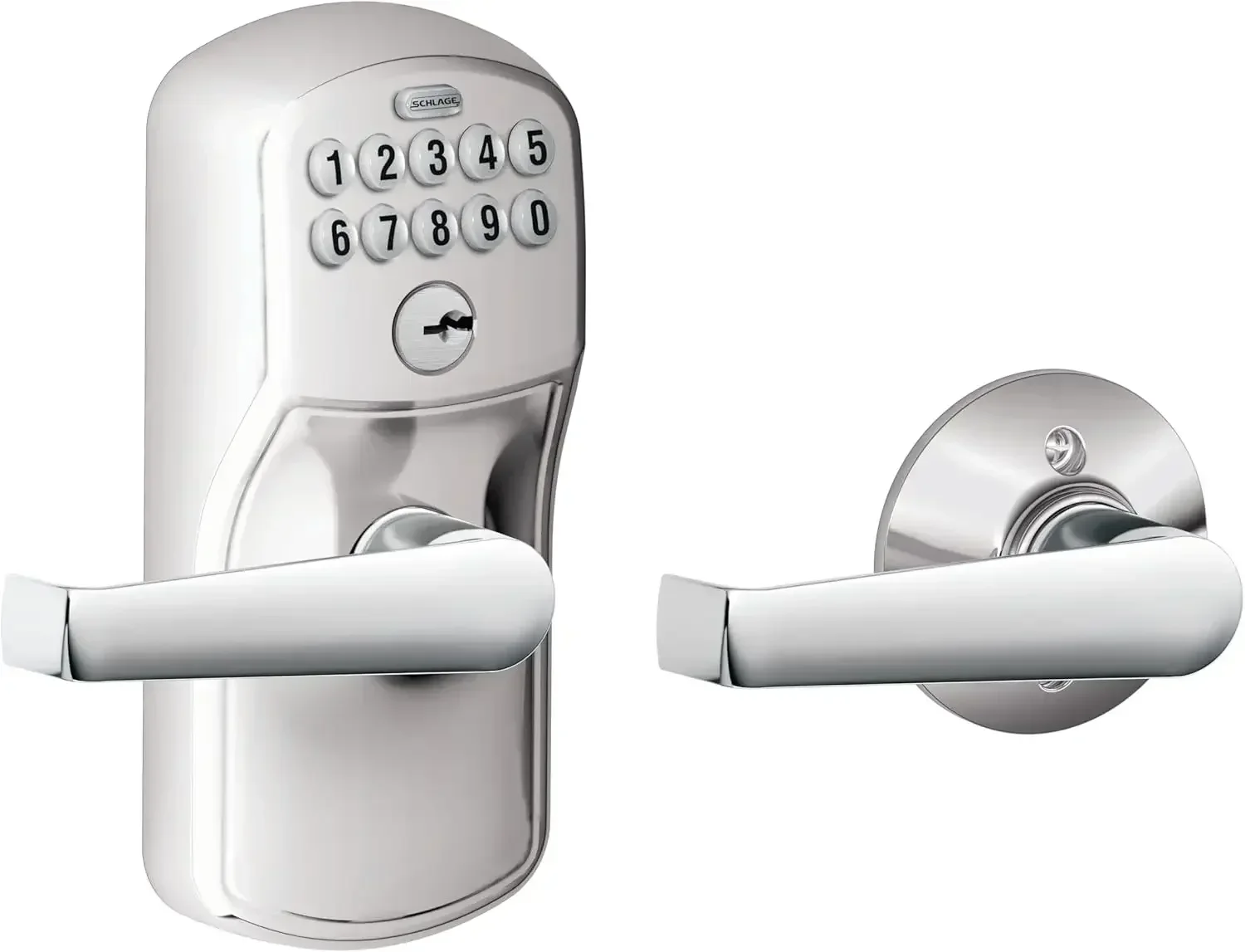 FE575 PLY 626 ELA Plymouth Keypad Entry with Auto-Lock and Elan Levers, Brushed Chrome
FE575 PLY 626 ELA Plymouth Keypad Entry with Auto-Lock and Elan Levers, Brushed Chrome