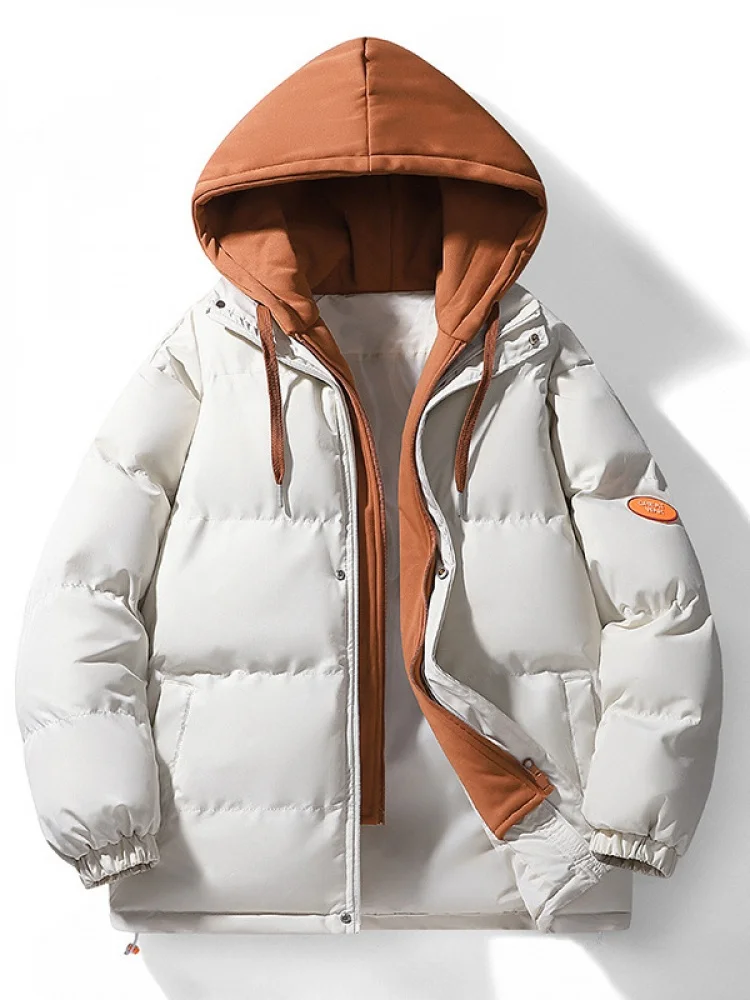 Модный японский мужской кардиган с капюшоном, имитация двухслойного хлопкового пиджака, повседневный свободный крой, молодежный стиль, зимнее пальто
Модный японский мужской кардиган с капюшоном, имитация двухслойного хлопкового пиджака, повседневный свободный крой, молодежный стиль, зимнее пальто