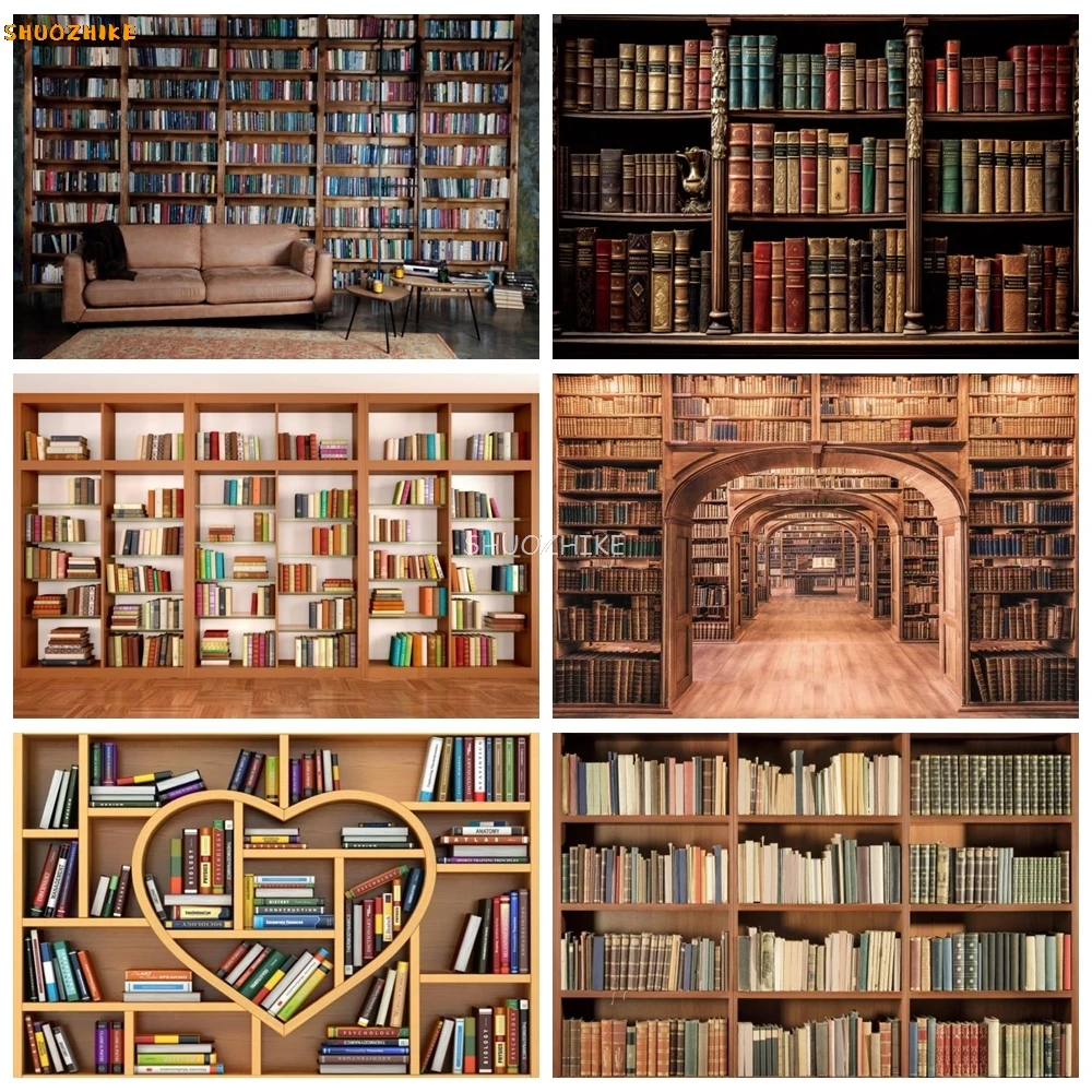 Bookshelf Backdrops Vintage Wooden Bookcase Magic Books Grunge Ancient Library Photography Background Decor Photo Studio Props
Bookshelf Backdrops Vintage Wooden Bookcase Magic Books Grunge Ancient Library Photography Background Decor Photo Studio Props