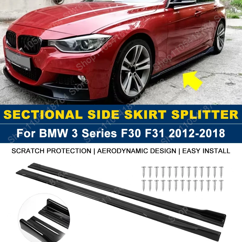 Car Side Skirts Fits For BMW Accessoried 3-Series F30 F31 2012-2018 2013 2014 ABS Painted Gloss Black Rocker Panel Extension Lip
Car Side Skirts Fits For BMW Accessoried 3-Series F30 F31 2012-2018 2013 2014 ABS Painted Gloss Black Rocker Panel Extension Lip
