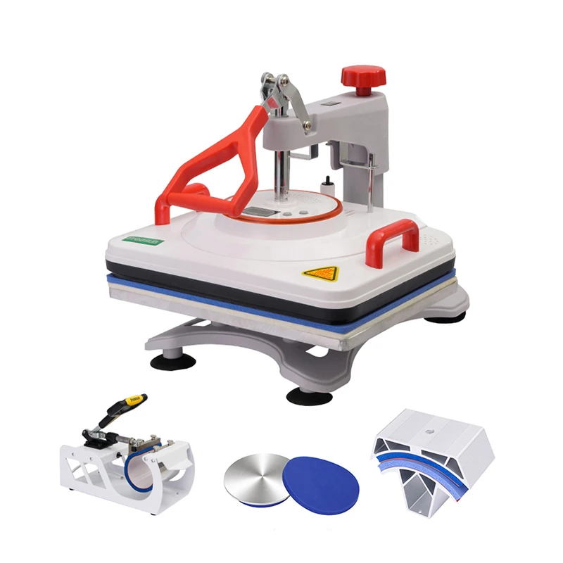 WJW Good Quality Multifunctional Sublimation Printing Machine 5 in 1 Heat Press Machines for T-shirt Hat Cap Mugs
WJW Good Quality Multifunctional Sublimation Printing Machine 5 in 1 Heat Press Machines for T-shirt Hat Cap Mugs