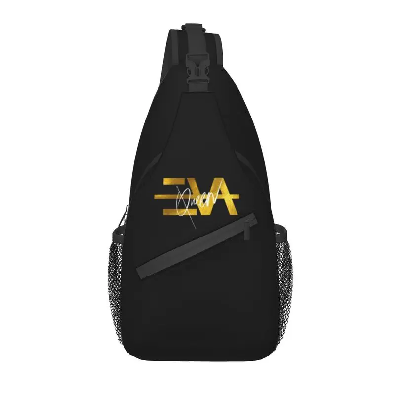 Eva Queen Logo Gold Sling Chest Bag Customized Shoulder Crossbody Backpack for Men Travel Hiking Daypack
Eva Queen Logo Gold Sling Chest Bag Customized Shoulder Crossbody Backpack for Men Travel Hiking Daypack
