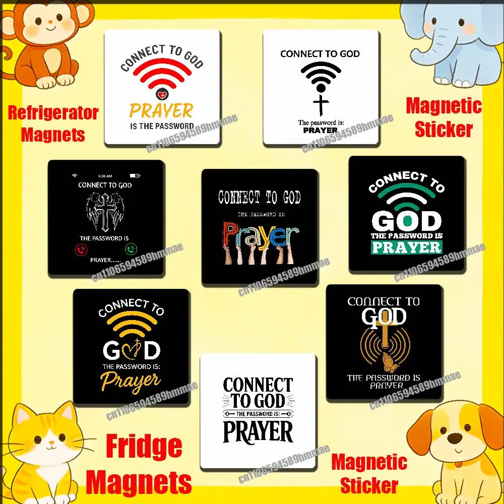 For Connect to god the password is prayer Fridge Freezer Refrigerator Magnets Metal Cabinet Magnetic Sticker Cover Home
For Connect to god the password is prayer Fridge Freezer Refrigerator Magnets Metal Cabinet Magnetic Sticker Cover Home