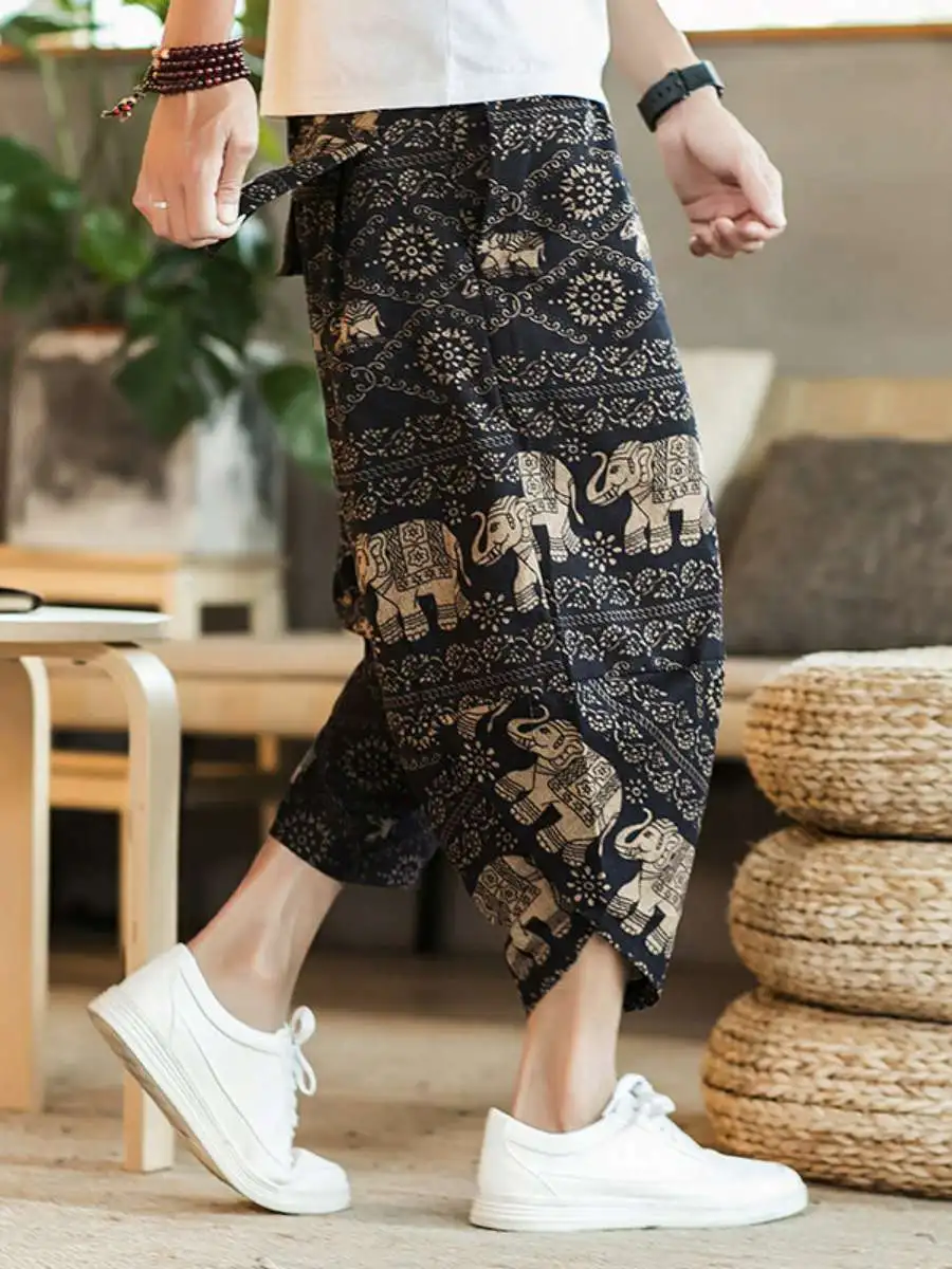 Свободные мужские льняные пляжные брюки с широкими штанинами, повседневные хлопковые и льняные брюки на семь футов, модные длинные брюки Harlan, летняя повседневная одежда
Свободные мужские льняные пляжные брюки с широкими штанинами, повседневные хлопковые и льняные брюки на семь футов, модные длинные брюки Harlan, летняя повседневная одежда