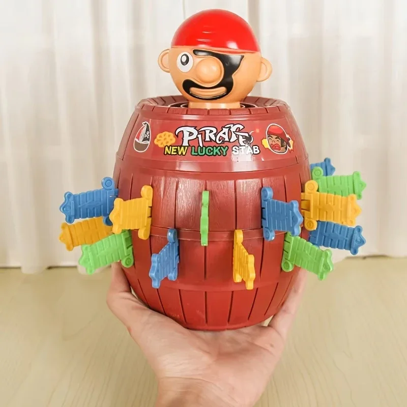 Funny Pirate Barrel Toy Sword Stab Jumping Pirate Game Board Children Halloween Toys Parent-child Interactive Toys for Kids Boys
Funny Pirate Barrel Toy Sword Stab Jumping Pirate Game Board Children Halloween Toys Parent-child Interactive Toys for Kids Boys