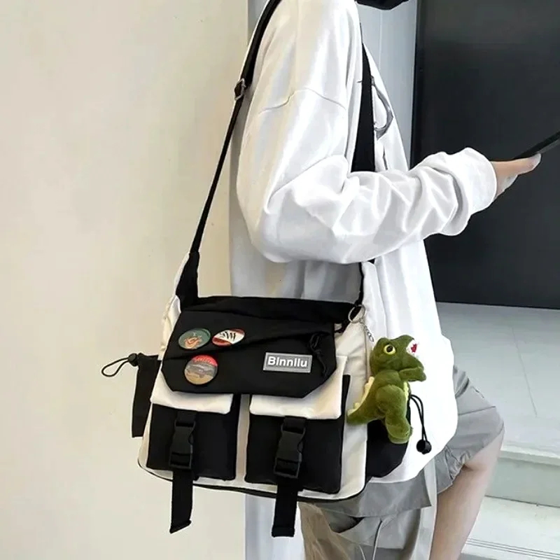 Harajuku Men Nylon Crossbody Bags for Women Messenger Bag Girls School Book Bags Youth Canvas Handbags Shoulder Bag Sac Bolsas
Harajuku Men Nylon Crossbody Bags for Women Messenger Bag Girls School Book Bags Youth Canvas Handbags Shoulder Bag Sac Bolsas