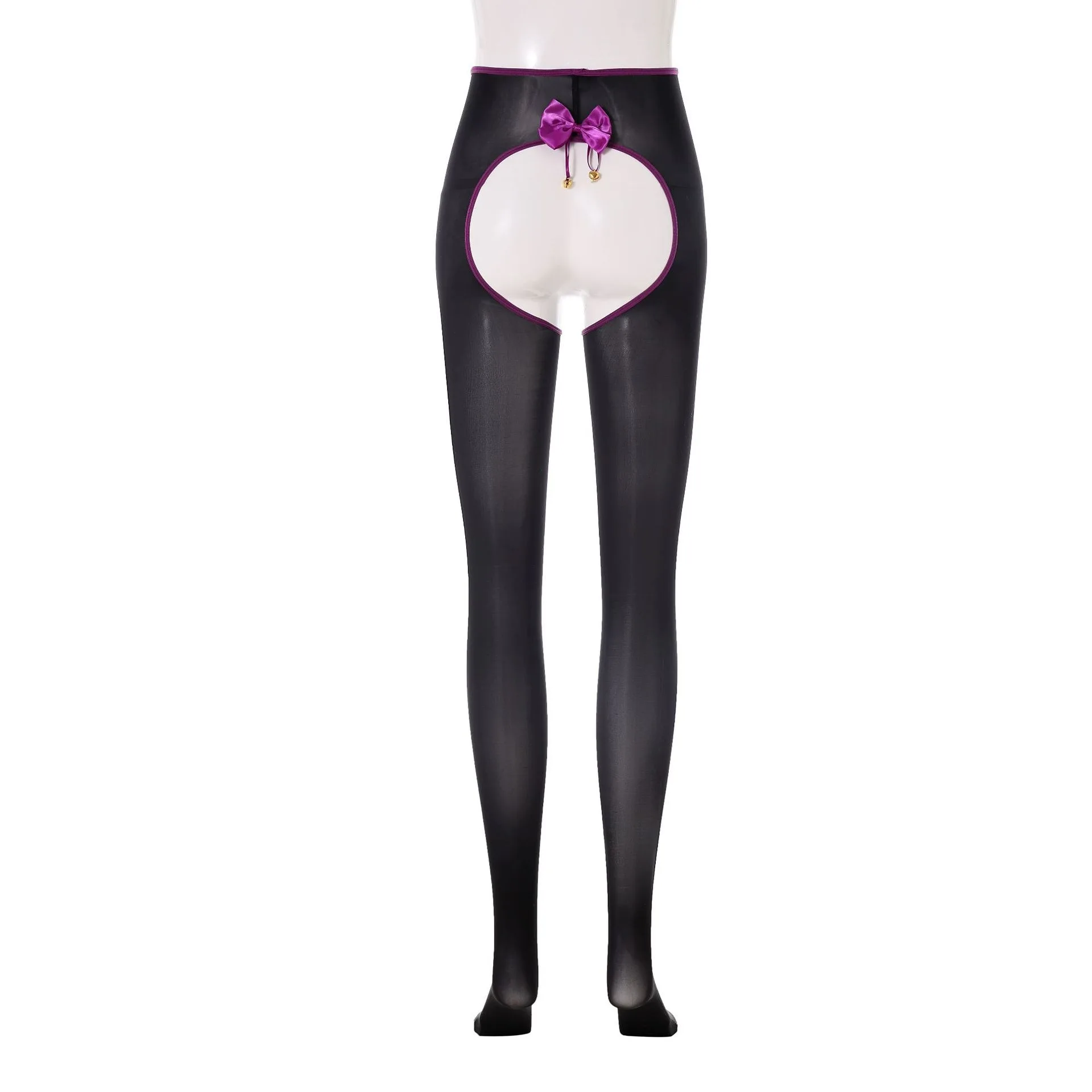 Silk Stockings With Bowknot Shiny Oil-Slicked Stockings Sexy Alluring Open Crotch Black Pantyhose For Woman Charming Casual II5X
Silk Stockings With Bowknot Shiny Oil-Slicked Stockings Sexy Alluring Open Crotch Black Pantyhose For Woman Charming Casual II5X