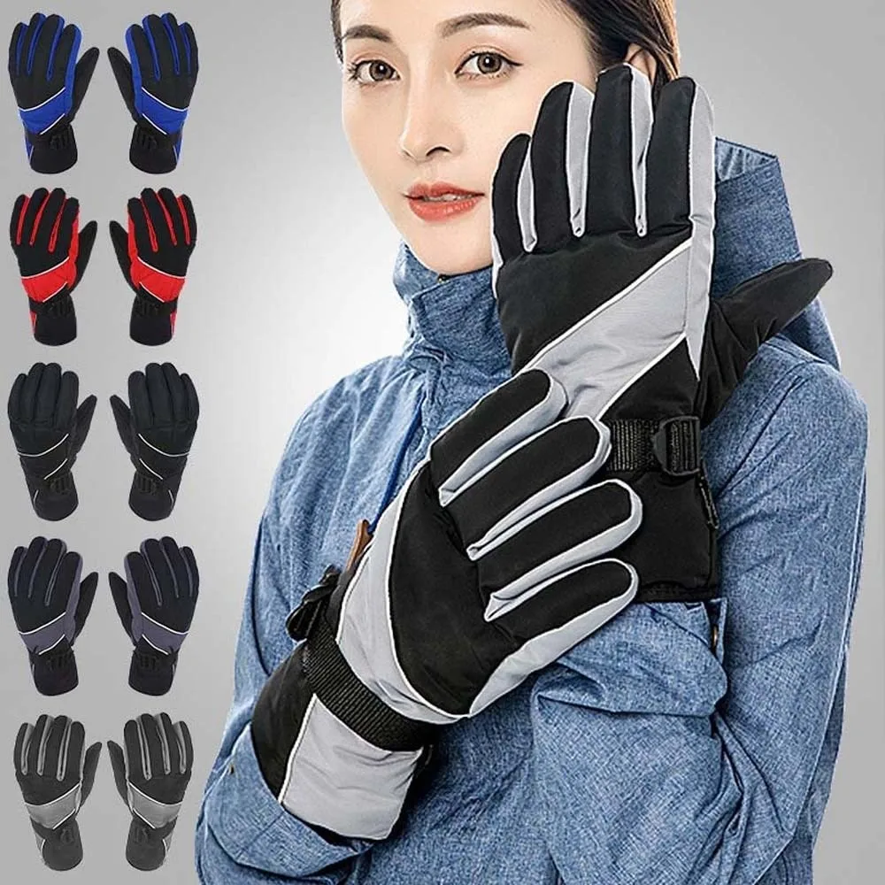 PP Cotton Ski Anti-cold Gloves Soft Anti-splash Water Unisex Windproof Gloves Anti-slip Contrast Color Thickened Finger Mittens
PP Cotton Ski Anti-cold Gloves Soft Anti-splash Water Unisex Windproof Gloves Anti-slip Contrast Color Thickened Finger Mittens