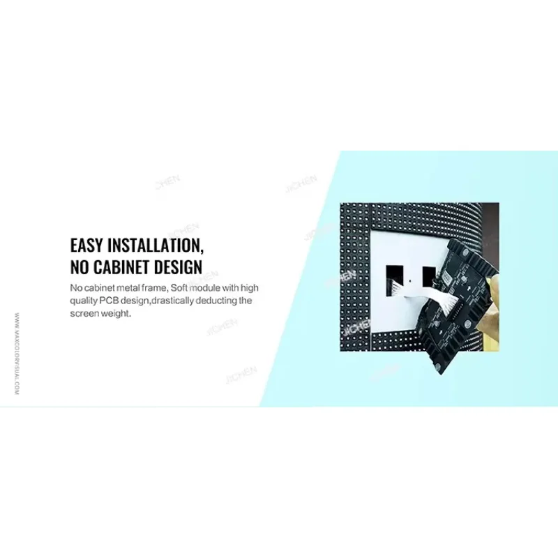 Гибкий светодиодный экран JC JC для выставочных стендов, изогнутый LED-дисплей P2 P2.5 P3 P4, мобильный LED-фон для мероприятий
Гибкий светодиодный экран JC JC для выставочных стендов, изогнутый LED-дисплей P2 P2.5 P3 P4, мобильный LED-фон для мероприятий