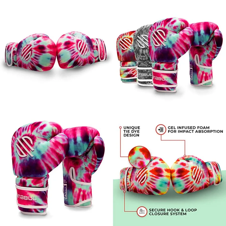 Funk Strike Tie Dye Gel Boxing Gloves for Men Women, Stylish and Protective Kickboxing Muay Thai Gloves for Training Sparring P
Funk Strike Tie Dye Gel Boxing Gloves for Men Women, Stylish and Protective Kickboxing Muay Thai Gloves for Training Sparring P