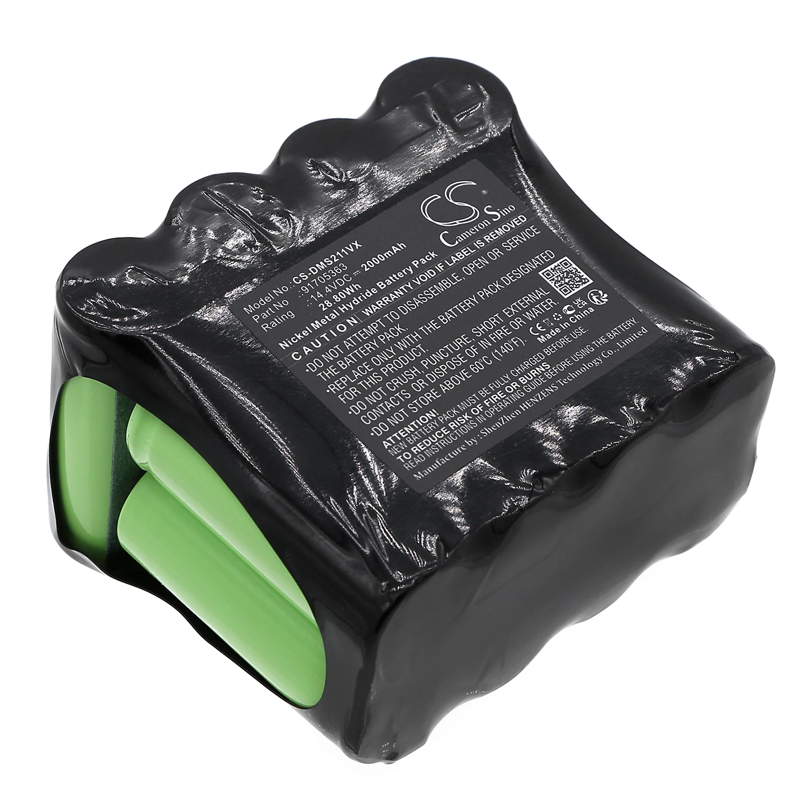 CS Replacement Battery For Domo DO203S, DO211S, DO211S-45 91705363 2000mAh / 28.80Wh
CS Replacement Battery For Domo DO203S, DO211S, DO211S-45 91705363 2000mAh / 28.80Wh