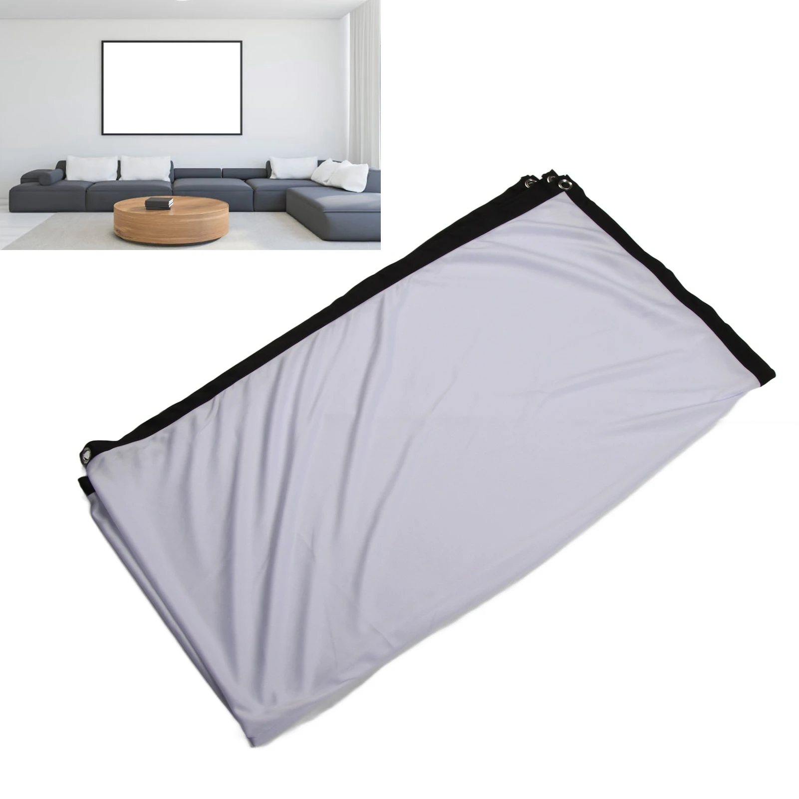 84-дюймовый портативный проекционный экран HD, складной, устойчивый к морщинам, для проектора, 16:9
84-дюймовый портативный проекционный экран HD, складной, устойчивый к морщинам, для проектора, 16:9