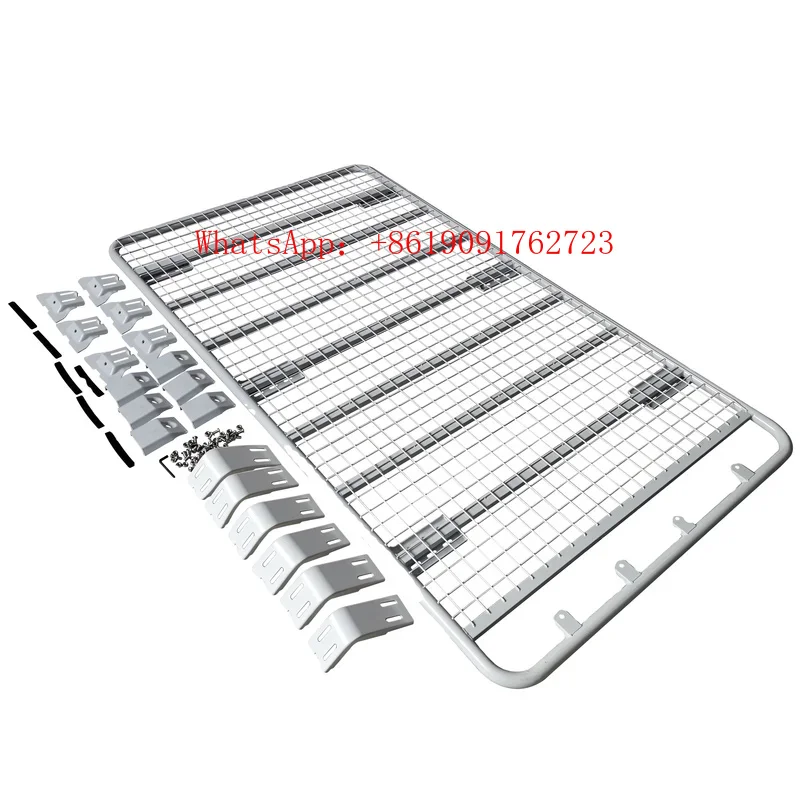 Universal Q2 Iron Steel Flat Roof Rack Cargo Basket Black White
Universal Q2 Iron Steel Flat Roof Rack Cargo Basket Black White