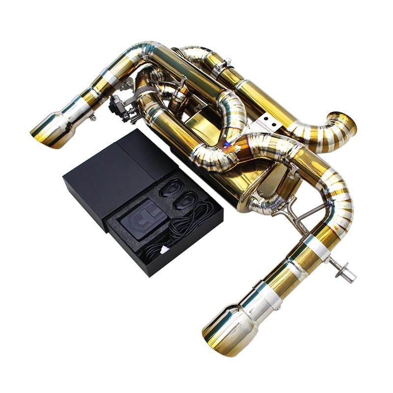 Custom Valved Exhaust for Lotus EMIRA 2.0T 2021-2022 Titanium Racing Pipes with Valve Control System Valvetronic Exhaust Pipes
Custom Valved Exhaust for Lotus EMIRA 2.0T 2021-2022 Titanium Racing Pipes with Valve Control System Valvetronic Exhaust Pipes