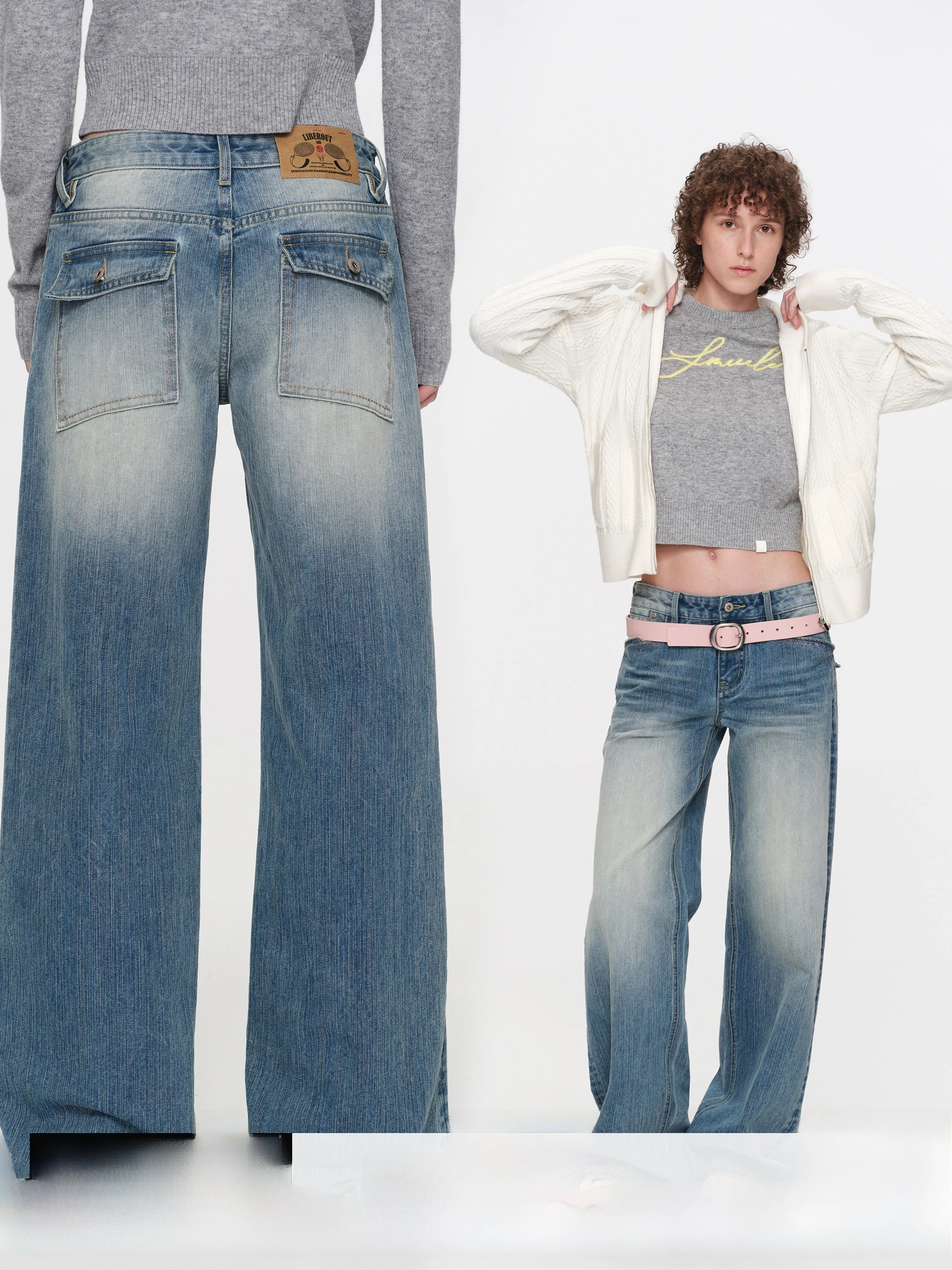 Retro Washed Wide Leg Denim Jeans Women's Loose Fit Straight Tube Pants Summer Slimming Effectiveness mid Low Waist
Retro Washed Wide Leg Denim Jeans Women's Loose Fit Straight Tube Pants Summer Slimming Effectiveness mid Low Waist