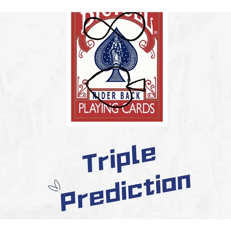 Gimmicks Triple Prediction Card Magic Tricks Illusions Mentalism Magic Props Magicians Mind Reading Illusions Magia Close Up Fun
Gimmicks Triple Prediction Card Magic Tricks Illusions Mentalism Magic Props Magicians Mind Reading Illusions Magia Close Up Fun
