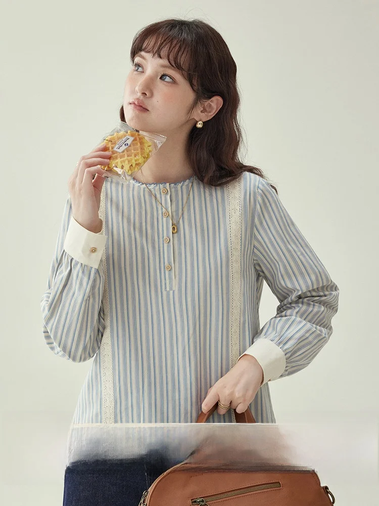 AMUU оригинальная лоскутная кружевная отделка в полоску Long Sve Cotton irt женская осень-зима новая свободная посадка удобная одежда...
AMUU оригинальная лоскутная кружевная отделка в полоску Long Sve Cotton irt женская осень-зима новая свободная посадка удобная одежда...