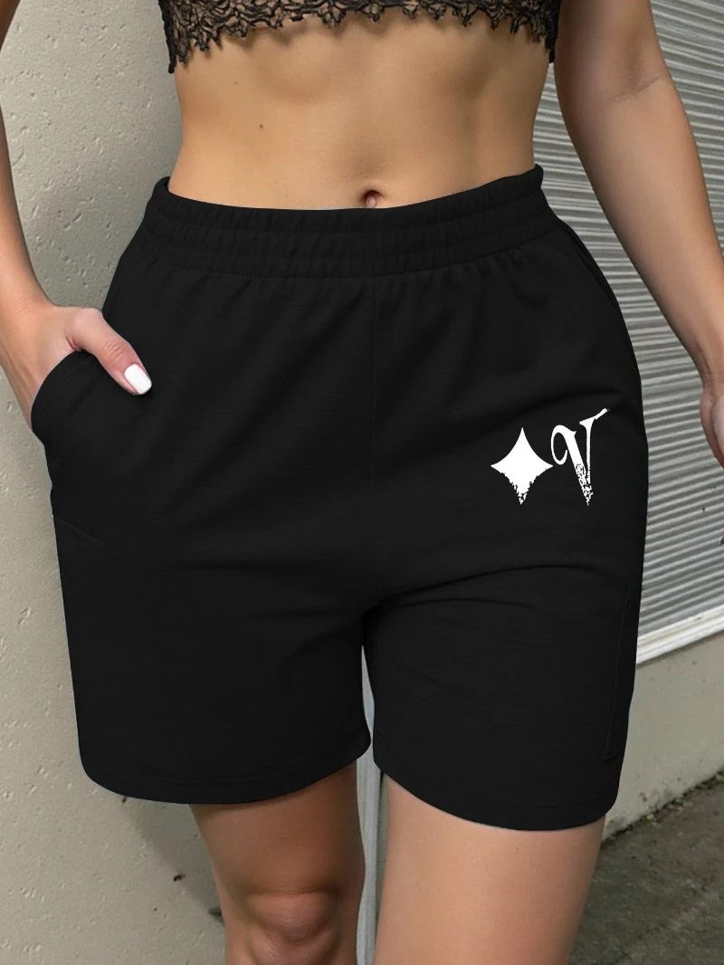 Women's Fashion Trendy Cargo Shorts with Pockets, Loose Fit Casual Versatile Leisure Shorts Waistband Quick-Dry Running Shorts
Women's Fashion Trendy Cargo Shorts with Pockets, Loose Fit Casual Versatile Leisure Shorts Waistband Quick-Dry Running Shorts