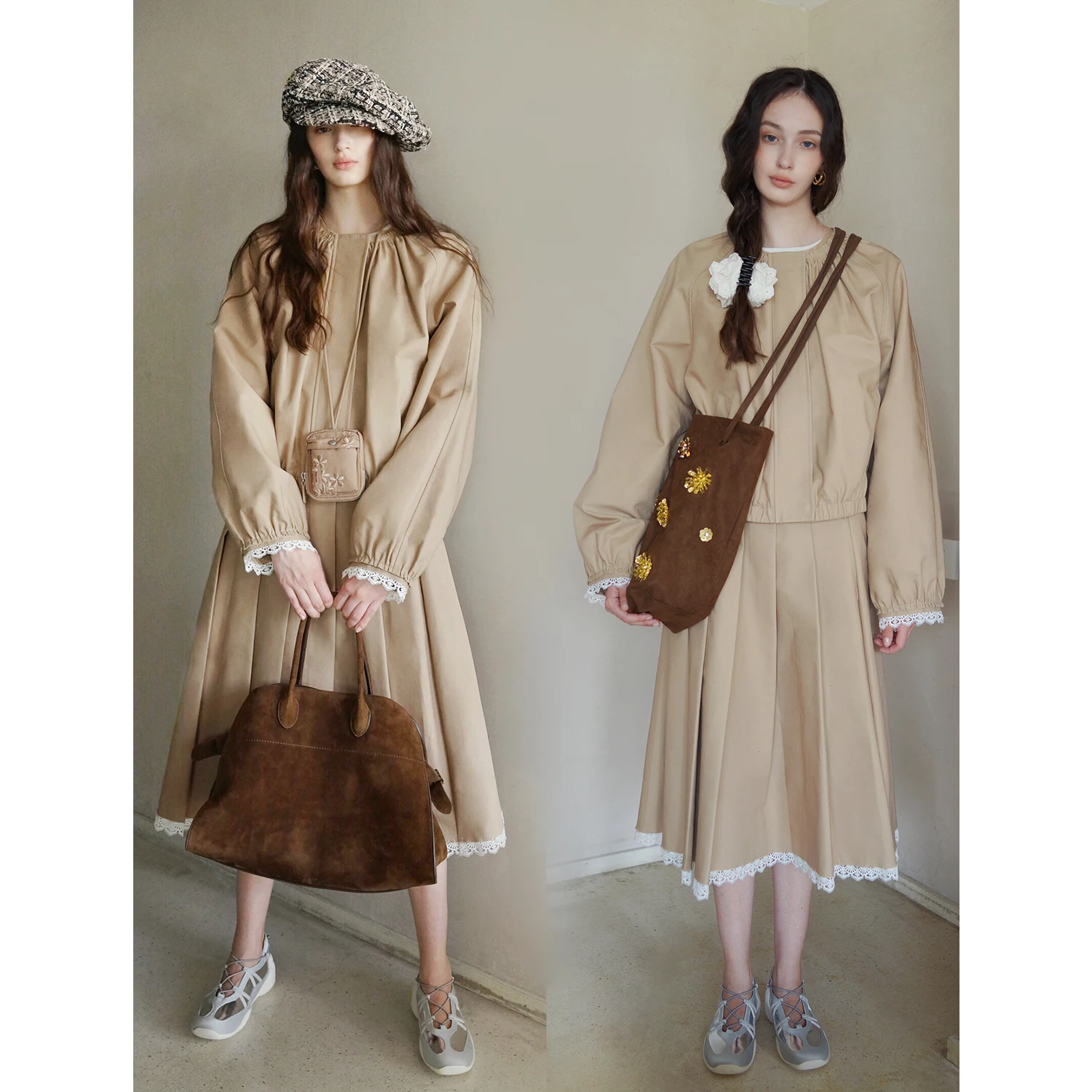 AZHU 2024 Новая классическая художественная коллекция: модный комплект из верхней одежды и юбки для женщин, летняя коллекция
AZHU 2024 Новая классическая художественная коллекция: модный комплект из верхней одежды и юбки для женщин, летняя коллекция