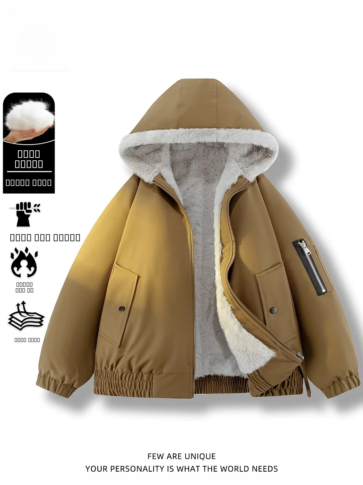 Утепленная хлопковая куртка на флисовой подкладке для мужчин: повседневная рабочая одежда, свободная, теплая, ветрозащитная, молодежная, с длинными рукавами, на молнии
Утепленная хлопковая куртка на флисовой подкладке для мужчин: повседневная рабочая одежда, свободная, теплая, ветрозащитная, молодежная, с длинными рукавами, на молнии