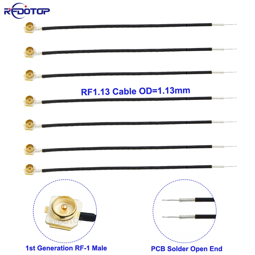10pcs/Lot IPX RF1.13 Cable Open End OD=1.13mm uFL IPX-1 Male/Female Connector WIFI Antenna RF1.13 Extension Pigtail Cable Cord
10pcs/Lot IPX RF1.13 Cable Open End OD=1.13mm uFL IPX-1 Male/Female Connector WIFI Antenna RF1.13 Extension Pigtail Cable Cord