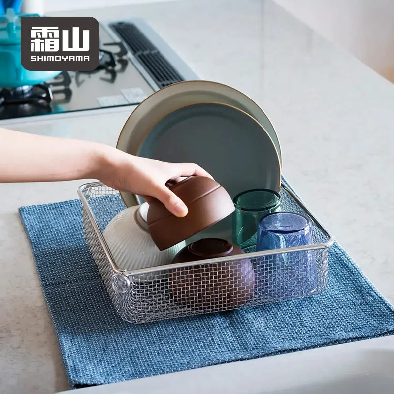 SHIMOYAMA Dishwasher Safe Stainless Steel Colander Fine Mesh Net Strainer Basket Metal Construction
SHIMOYAMA Dishwasher Safe Stainless Steel Colander Fine Mesh Net Strainer Basket Metal Construction
