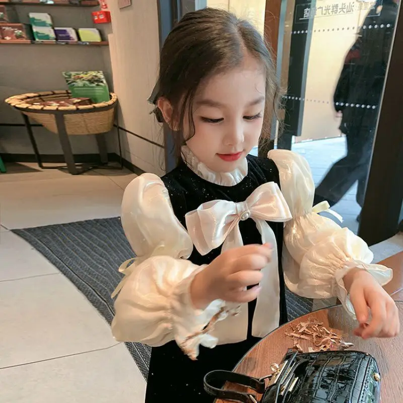 Girls Casual Dresses Little Fragrance Bow Puffy Sleeve Dress Party Dress Kids Girl 2 To 13 Years Princess Dress for Girls
Girls Casual Dresses Little Fragrance Bow Puffy Sleeve Dress Party Dress Kids Girl 2 To 13 Years Princess Dress for Girls