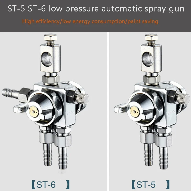 ST-6 Automatic Spray Gun Manual Pneumatic Pressure Spray Gun Spray Gun Kit 0.5 0.5 1.3 1.3 Spraying Tools Water-Based Spray Gun
ST-6 Automatic Spray Gun Manual Pneumatic Pressure Spray Gun Spray Gun Kit 0.5 0.5 1.3 1.3 Spraying Tools Water-Based Spray Gun