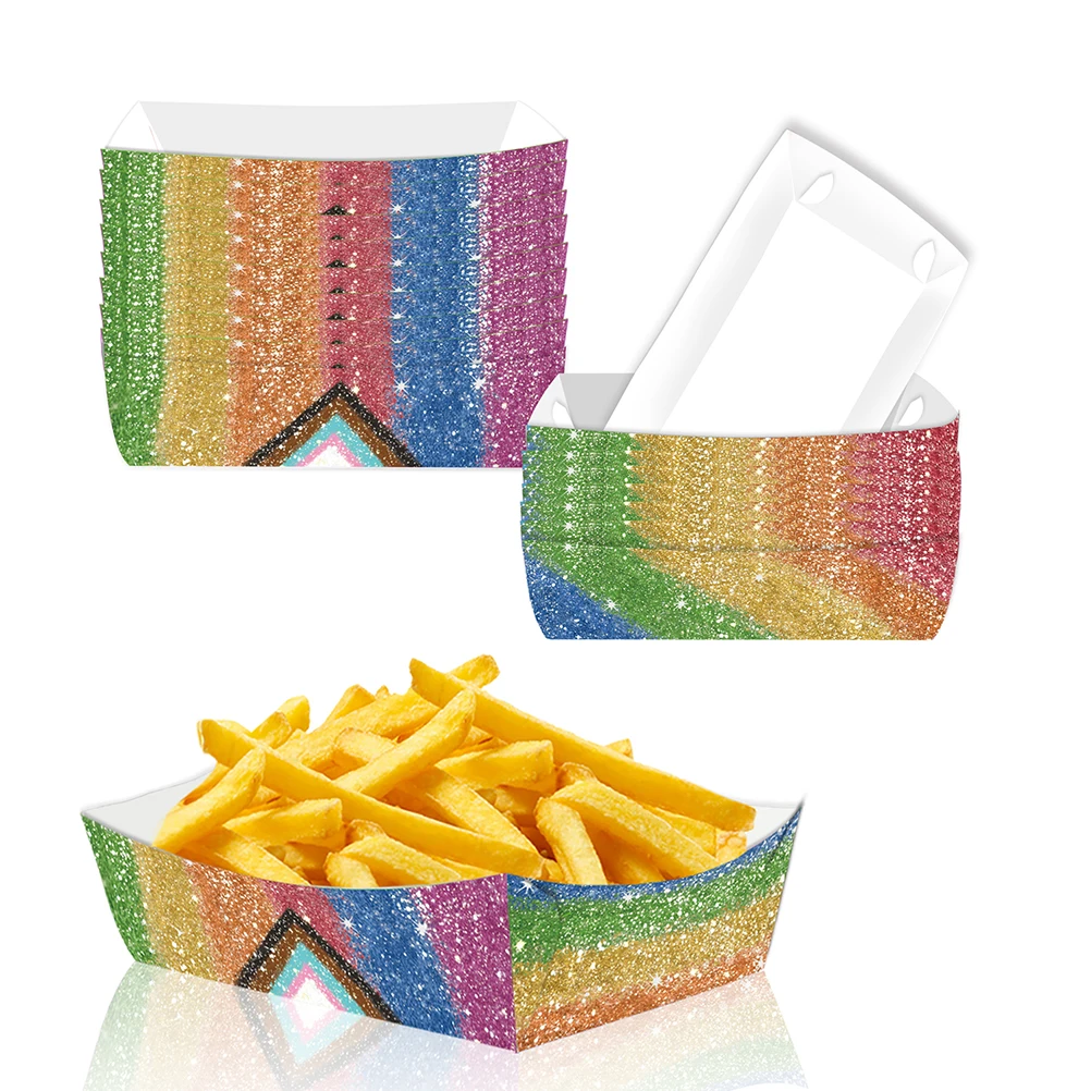 24pcs Paper Snack Tray 250g White Card European Style Candy Boxes Birthday Party Catering Oil Resistant Lightweight Portable
24pcs Paper Snack Tray 250g White Card European Style Candy Boxes Birthday Party Catering Oil Resistant Lightweight Portable