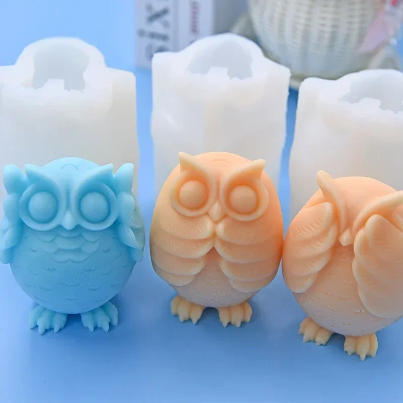 3D Cartoon Owl Silicone Mold for DIY Aroma Candle & Handmade Soap Cute Animal Plaster Ornaments Mould Soap Making Supplies
3D Cartoon Owl Silicone Mold for DIY Aroma Candle & Handmade Soap Cute Animal Plaster Ornaments Mould Soap Making Supplies
