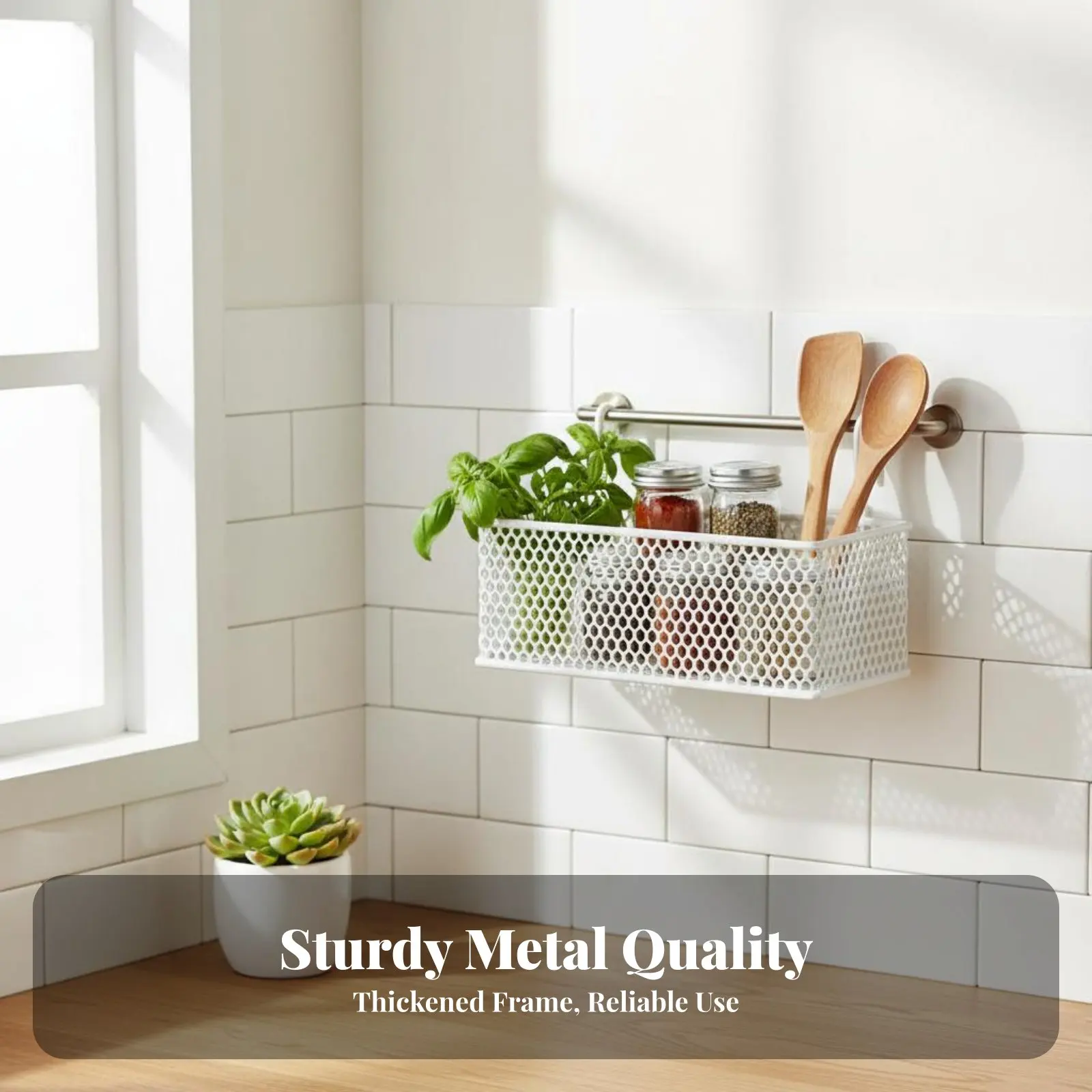 Wire Mesh Hanging Basket Versatile Hanging Wire Basket Lattice Wall Storage Bin Minimalist Design Metal Wall Mount Bin
Wire Mesh Hanging Basket Versatile Hanging Wire Basket Lattice Wall Storage Bin Minimalist Design Metal Wall Mount Bin