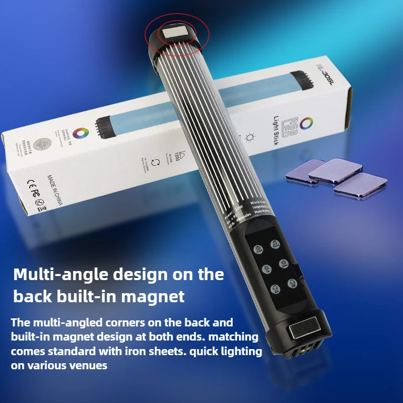 Portable Handheld RGB Colorful Stick Light 2700-7500K 30cm Handheld LED Light Photography Studio Lamp For Youtube TikTok Vlog
Portable Handheld RGB Colorful Stick Light 2700-7500K 30cm Handheld LED Light Photography Studio Lamp For Youtube TikTok Vlog