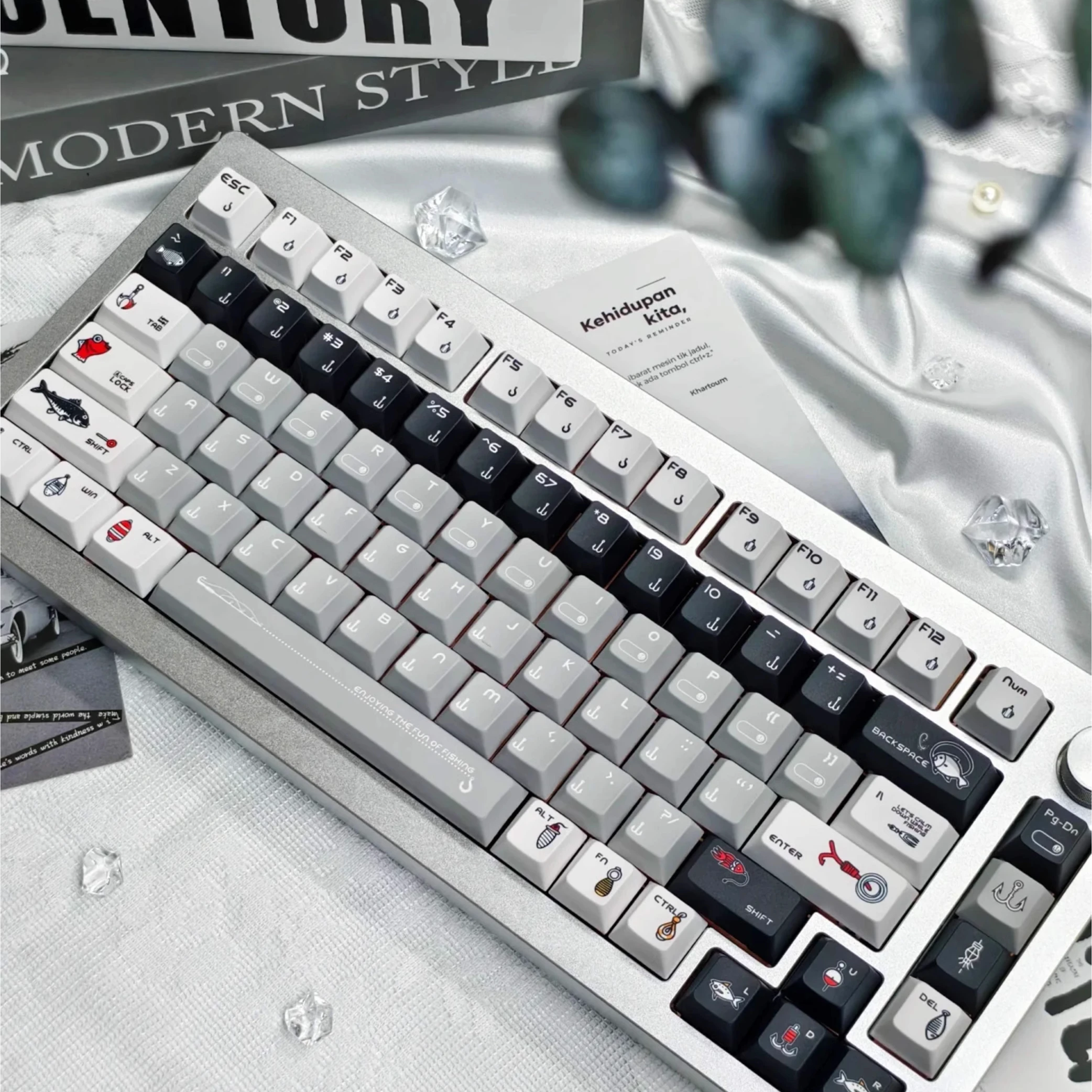 Fishing theme keycap PBT original hot sublimation 134 keys support multi-column mechanical keyboard cross shaft universal
Fishing theme keycap PBT original hot sublimation 134 keys support multi-column mechanical keyboard cross shaft universal