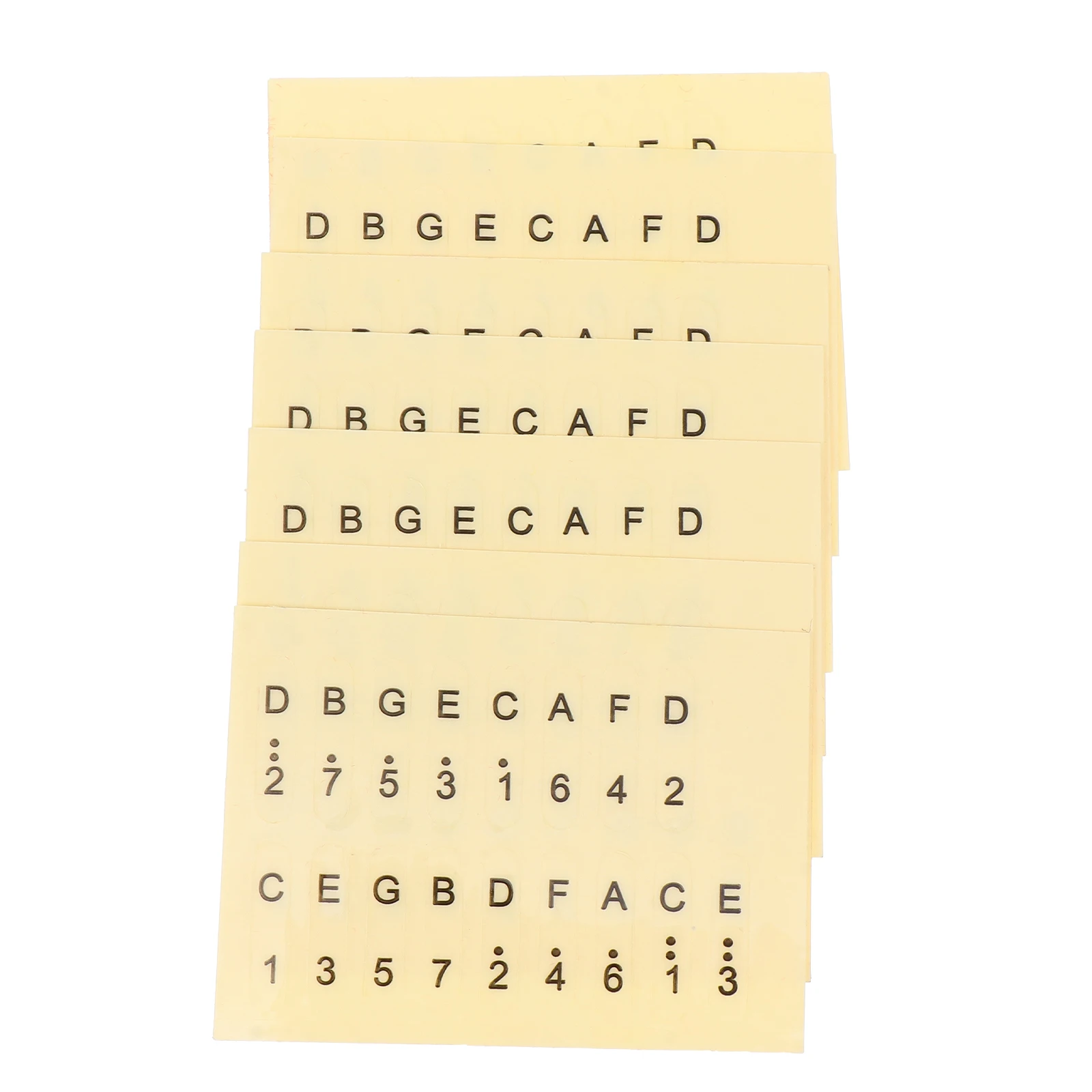 6pcs Smooth Paper Scale Stickers Kalimba Note Accessories Clear Colorful Stickers For Thumb Piano Starter Yellow
6pcs Smooth Paper Scale Stickers Kalimba Note Accessories Clear Colorful Stickers For Thumb Piano Starter Yellow