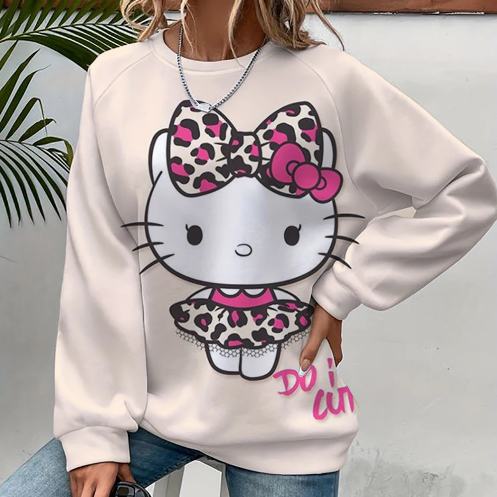 Women's Hello Kitty Kuromi print Long Sleeve Sweatshirt Vintage Korean Harajuku Y2k Aesthetic Oversize Graffiti Print Pullover
Women's Hello Kitty Kuromi print Long Sleeve Sweatshirt Vintage Korean Harajuku Y2k Aesthetic Oversize Graffiti Print Pullover