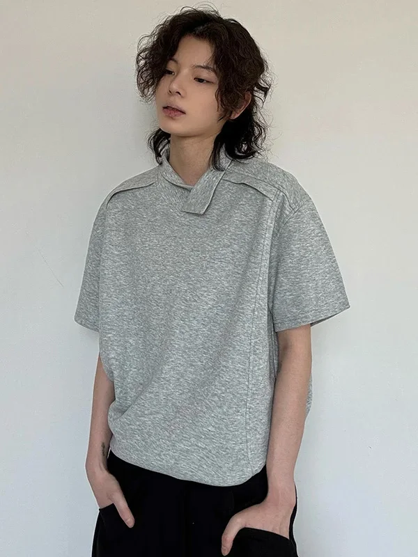 American Decosition Design Asymmetric Collar ort Sve T-irt ex Cleanfit Simple Match Summer f Sve irt
American Decosition Design Asymmetric Collar ort Sve T-irt ex Cleanfit Simple Match Summer f Sve irt