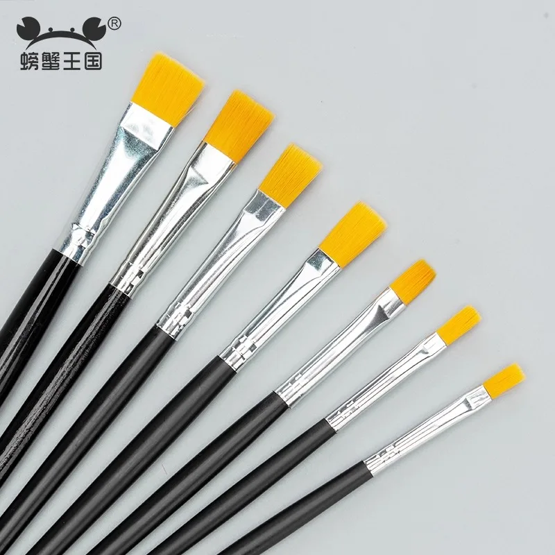 Small Fine Nylon Hair Detail Flat Paint Brush For Drawing Watercolor Brushes Paint Brushes Pen For Student Art Stationery 
Small Fine Nylon Hair Detail Flat Paint Brush For Drawing Watercolor Brushes Paint Brushes Pen For Student Art Stationery